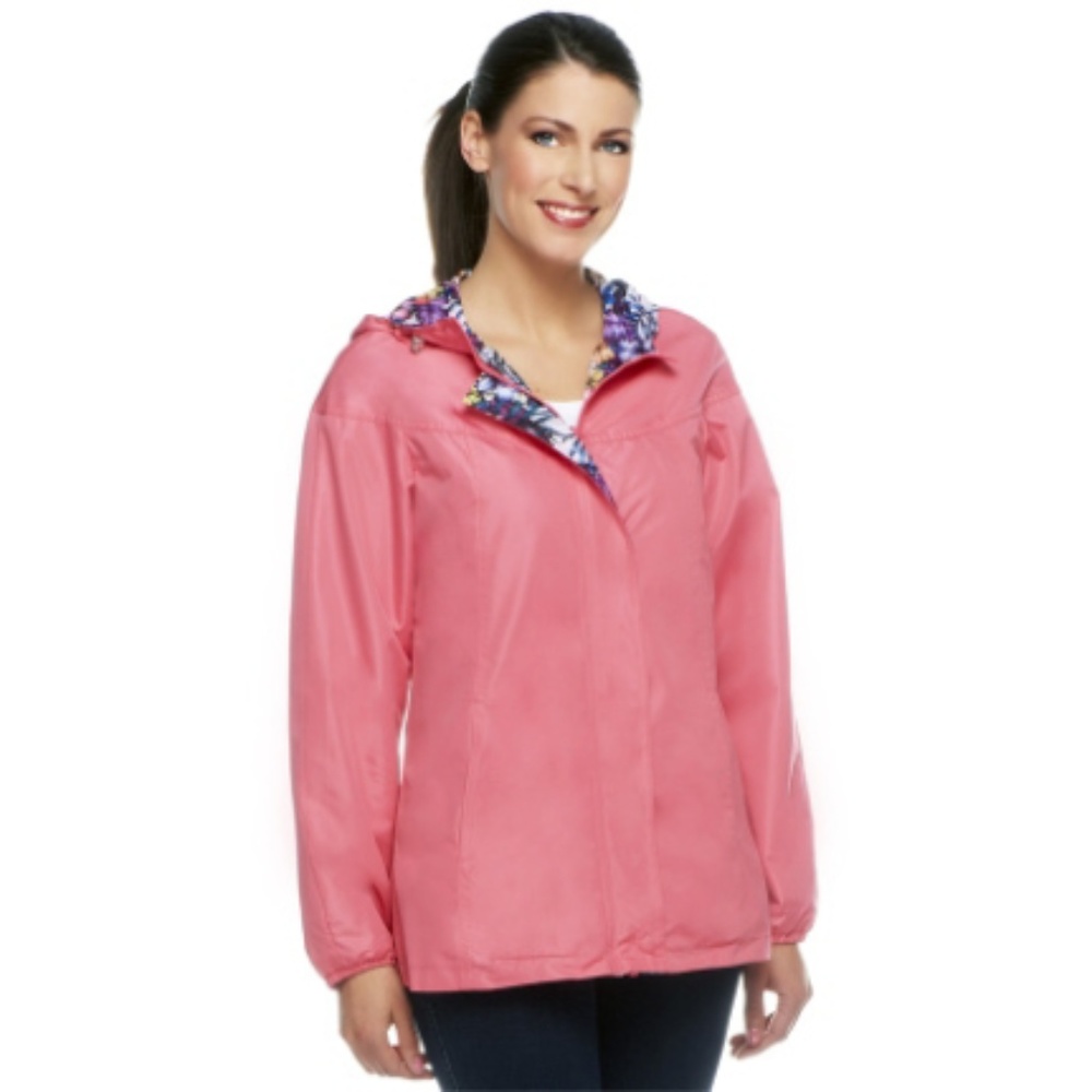 Susan Graver Reversible Zip Front Jacket with Hood